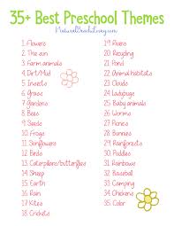 35 The Best Spring Preschool Themes And Lesson Plans Natural