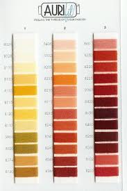 Aurifil Thread Wool Color Chart