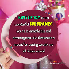 cute birthday wishes for husband wife