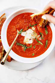 easy tomato basil soup with easy