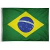 A bandeira de portugal tem duas cores em quantidades diferentes junto ao brasão português. 1