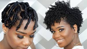 Braiding short hair can be a tricky, messy process even with the right style, but with enough practice, you can master several cute braids to sport during special occasions or if you have short bangs that you wish to keep out of the braid, begin the section immediately behind the right end of your bangs. How To Do A Braid Out On Tapered Natural Hair Feat Camille Rose Naturals Misskenk Youtube