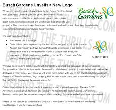 busch gardens unveils new logo