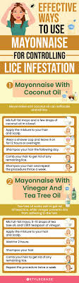 mayonnaise for head lice how to use