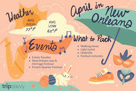 april in new orleans weather and event