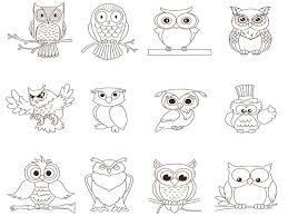 15 owl coloring pages collection for