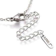 stainless 3 cz slide necklace fjnr4