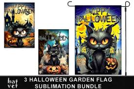Cat Garden Flag Bundle Design