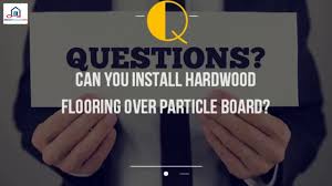 can you install hardwood flooring over