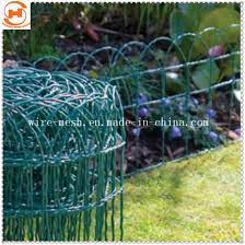 flower garden border fence wire mesh