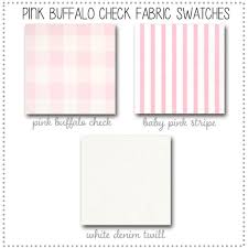 Pink Buffalo Check Fabric Swatches