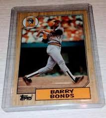 However, the sheet it was printed on was lined up wrong when being printed by topps and this one has dave cone on the back. Rare 1987 Topps Barry Bonds 320 Rookie Card Double Misprint Error Card Ebay