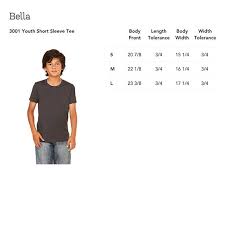 Print On Demand Bella Canvas 3001 Youth Short Sleeve Tee