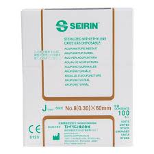 S J3060 Seirin J Type Needle With Guide Tube Diameter 0 30 Mm Length 60 Mm Colour Brown