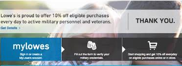 Lowes Military Discount Save Big With The Mylowes Program