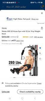 weider xrs 50 home gym total body