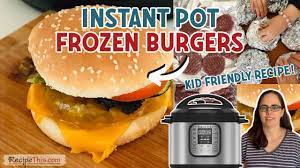 recipe this instant pot frozen hamburgers