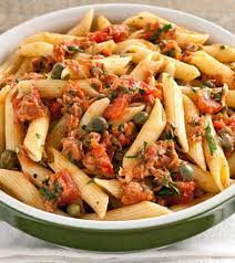 Although pasta is generally low in fat, you should include whole wheat pasta in your italian cooking. Pasta With Tuna And Tomato Sauce Cholesterolmenu Com
