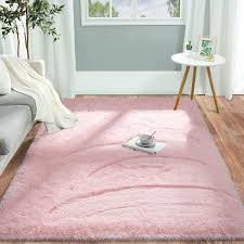 pettop fluffy gy area rugs for