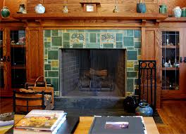 Crafts Tile Fireplace Kitchen Backsplash
