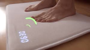 rug that doubles as an alarm clock will