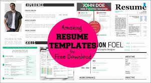 Word Resume Templates Creative Word Document Cv Template Sample With