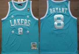 This throwback jersey was worn by the lakers to honor that beginning. Los Angeles Lakers 8 Kobe Bryant Light Blue With Star Swingman Throwback Jersey On Sale For Cheap Wholesale From China
