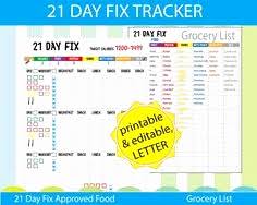 Best 21 Day Fix Food List Printable Kenzis Blog