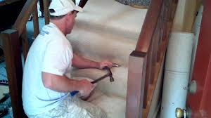 how to install carpet on stairs you