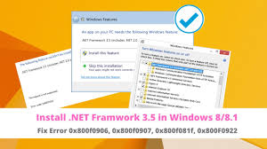 install net framework 3 5 in windows 8