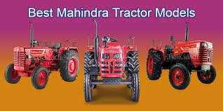 mahindra tractor models tractors