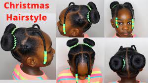 easy double bun hairstyle for little