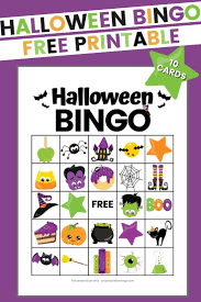 This space bingo game is fun for the whole family! Halloween Bingo Free Printable Halloween Game For Kids