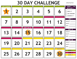 30 Day Blank Calendar Printable Print Out Free Midcitywest Info