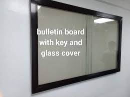 Glass Writing Board Cork Bulliten W