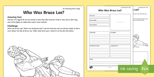 6 bruce lee's lost sketches ~ stickgrappler's sojourn of. Who Was Bruce Lee Worksheet Worksheet Teacher Made