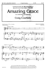 Amazing Grace (SATB ) by Craig Courtney| J.W. Pepper Sheet Music
