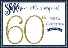 10 Best 60th Birthday Images 60th Birthday Invitations Free