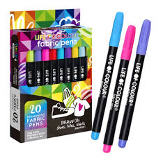 Life Of Colour Permanent Fabric Pens