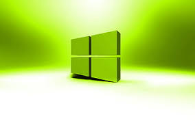windows 10 green logo creative os