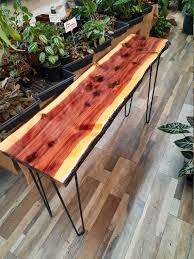 Console Table Handmade Cedar Sofa Table
