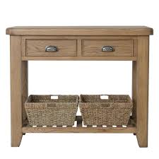 Heritage Oak Console Table Notcutts