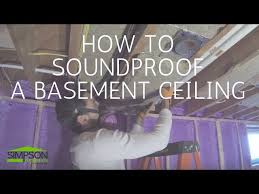 How To Soundproof A Basement Ceiling