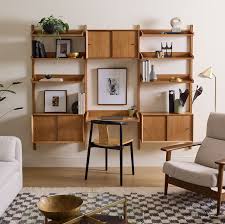 Mid Century Modular Storage Wall Desk