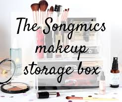 songmics makeup storage box