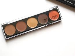 5 camouflage cream palette