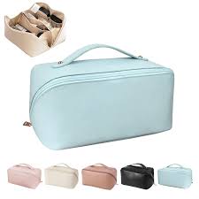 portable leather makeup bags