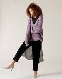 Mara Hoffman Revel Sweater Lavender On Garmentory
