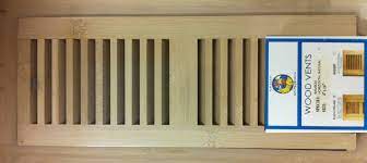 bamboo wood floor registers vent