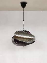 Mid Century Spiral Pendant Hanging Lamp
